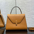 Valextra WBES0056028 Iside Top Handle Medium Bag Tan - Default Title - View 1