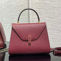 Valextra WBES0056028 Iside Top Handle Medium Bag Wine Red - Default Title - View 1