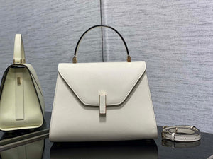 Valextra WBES0056028 Iside Top Handle Medium Bag White - Default Title - View 1