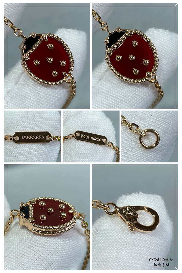 Van Cleef & Arpels Lucky Spring bracelet  closed wings ladybug VCARP7R000