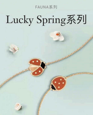 Van Cleef & Arpels Lucky Spring pendant open wings ladybug Rose Gold VCARP7R100 - Default Title - View 2
