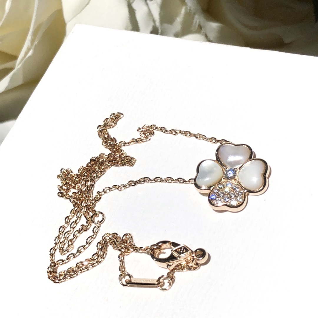 Van Cleef Arpels VCARO8FO00 Necklace Sweet Alhambra Pendant Rose Gold V80991