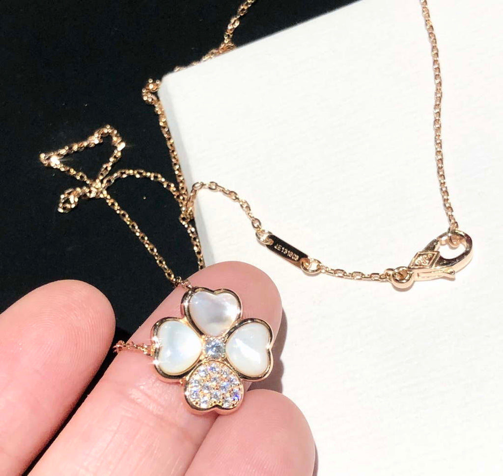 Van Cleef Arpels VCARO8FO00 Necklace Sweet Alhambra Pendant Rose Gold V80991