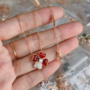 Van Cleef Arpels VCARO8FO00 Necklace Sweet Alhambra Pendant Rose Gold V80992 - Default Title - View 1