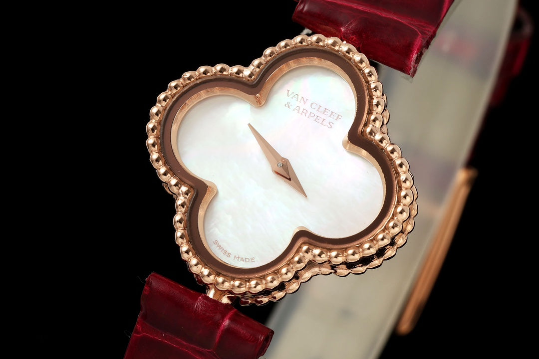 Van Cleef & Arpels VCARO8SF00 Sweet Alhambra watch 18K rose gold Mother-of-pearl VCA90001