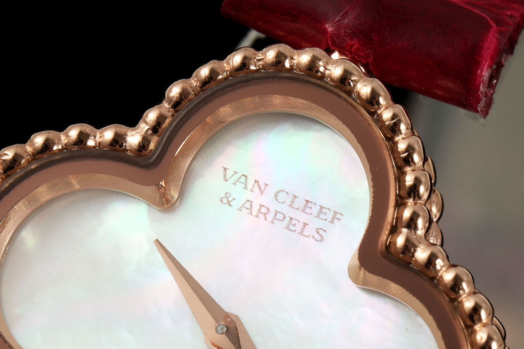 Van Cleef & Arpels VCARO8SF00 Sweet Alhambra watch 18K rose gold Mother-of-pearl VCA90001