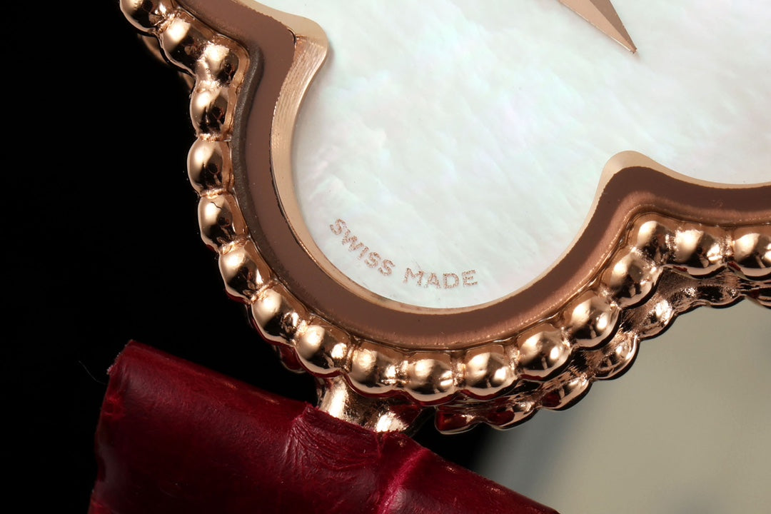 Van Cleef & Arpels VCARO8SF00 Sweet Alhambra watch 18K rose gold Mother-of-pearl VCA90001