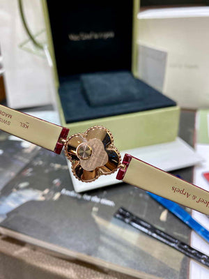 Van Cleef & Arpels VCARO8SF00 Sweet Alhambra watch 18K rose gold Mother-of-pearl VCA90001 - Default Title - View 12