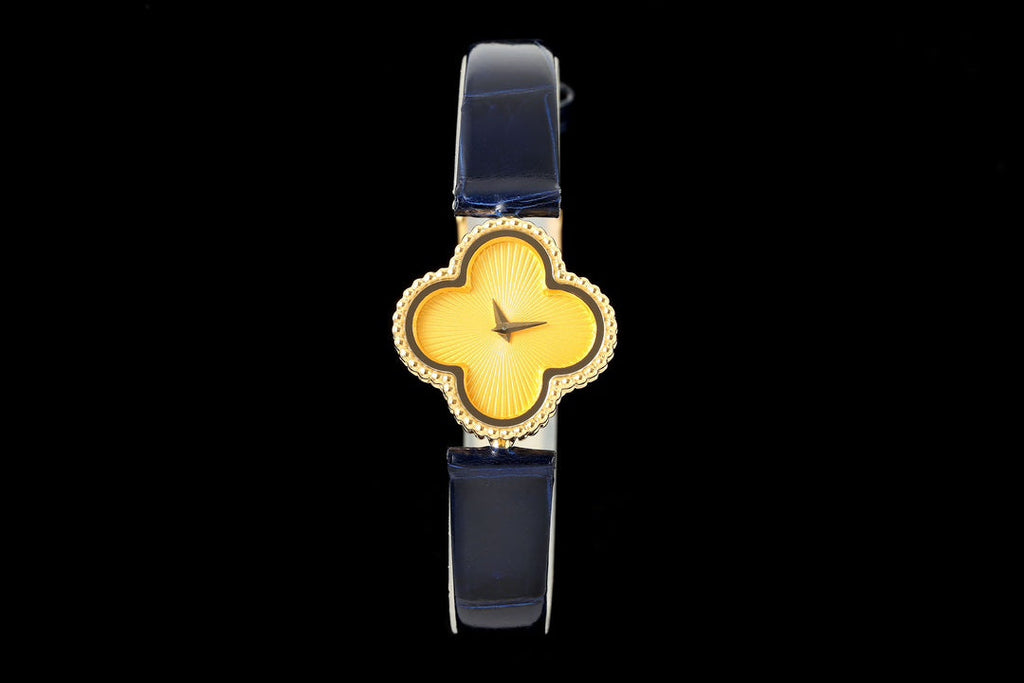 Van Cleef & Arpels VCARO8SF00 Sweet Alhambra watch 18K rose gold Mother-of-pearl VCA90002