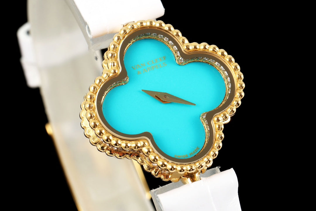 Van Cleef & Arpels VCARO8SF00 Sweet Alhambra watch 18K rose gold Mother-of-pearl VCA90004