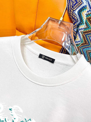 Versace 1006481 Men's Hoodie Medusa Logo Sweatshirt V77551 - M - View 4