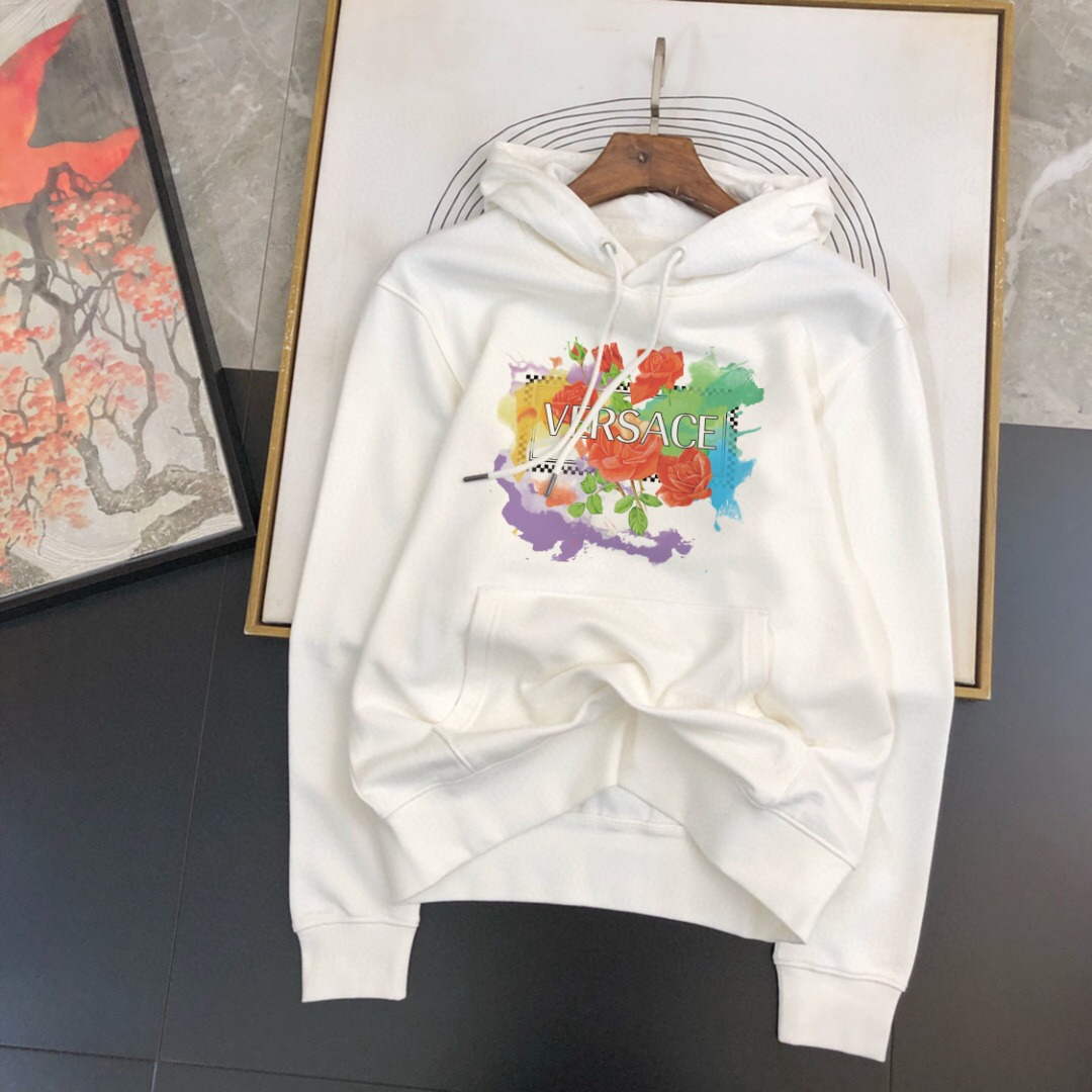Versace 1006481 Men's Hoodie Medusa Logo Sweatshirt V77553