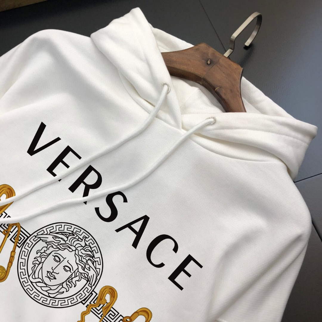 Versace 1006481 Men's Hoodie Medusa Logo Sweatshirt V77555
