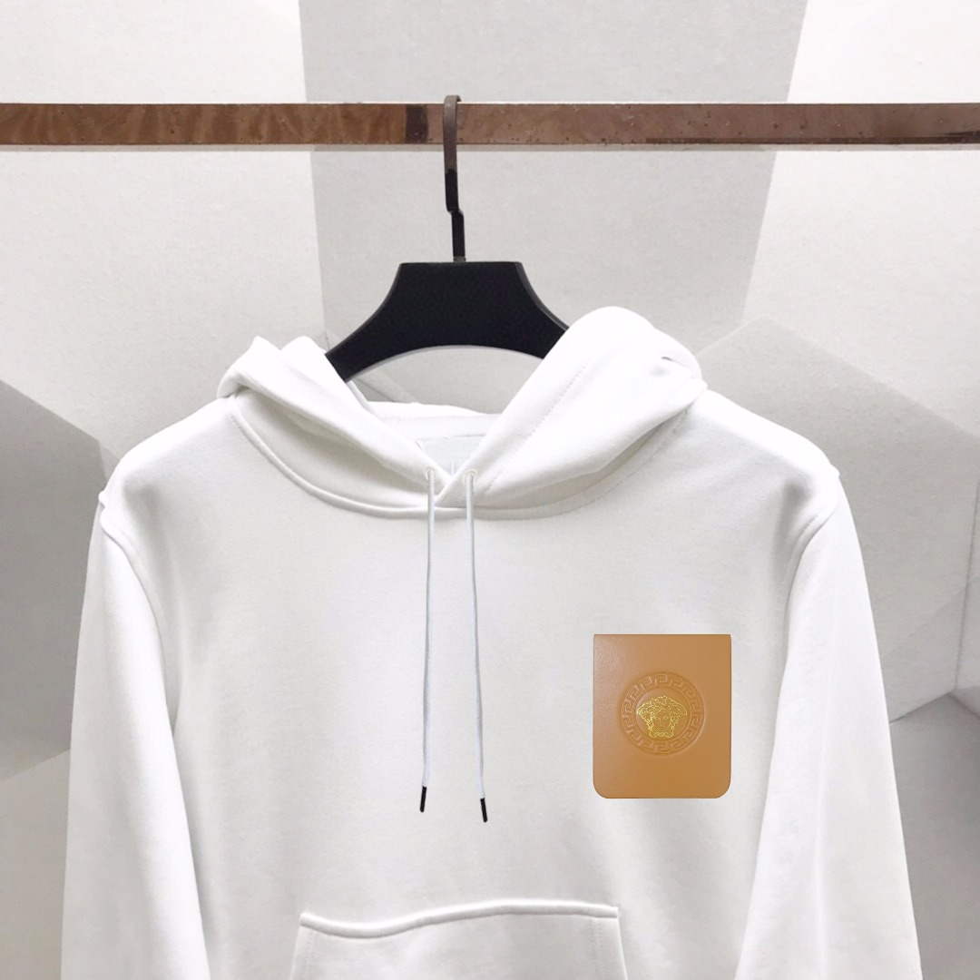 Versace 1006481 Men's Hoodie Medusa Logo Sweatshirt V77557