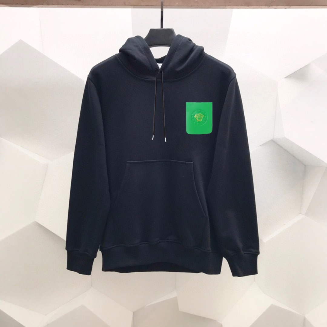 Versace 1006481 Men's Hoodie Medusa Logo Sweatshirt V77558