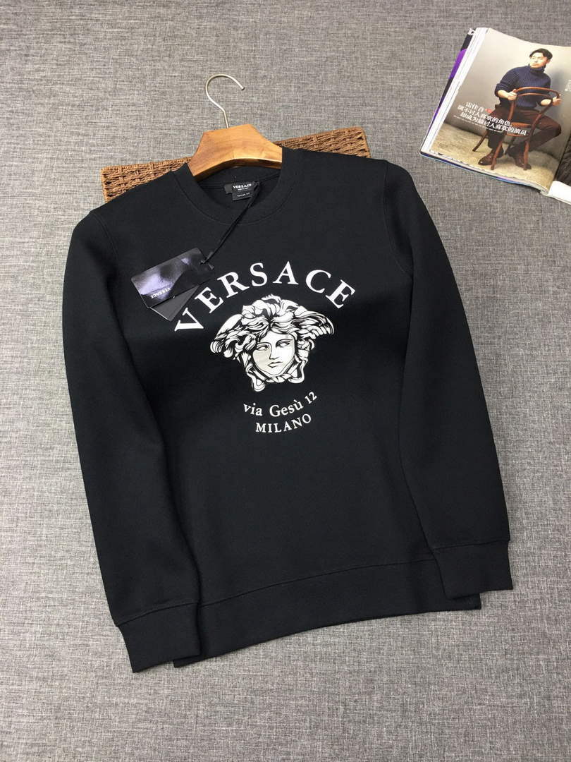 Versace 1006481 Men's Hoodie Medusa Logo Sweatshirt V77560