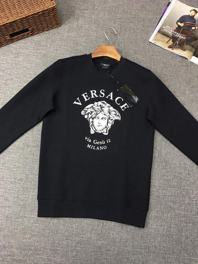 Versace 1006481 Men's Hoodie Medusa Logo Sweatshirt V77560