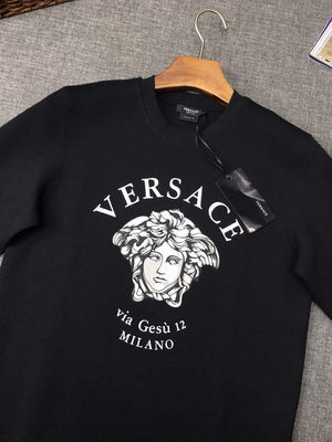 Versace 1006481 Men's Hoodie Medusa Logo Sweatshirt V77560 - M - View 5