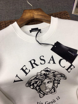 Versace 1006481 Men's Hoodie Medusa Logo Sweatshirt V77561 - M - View 3