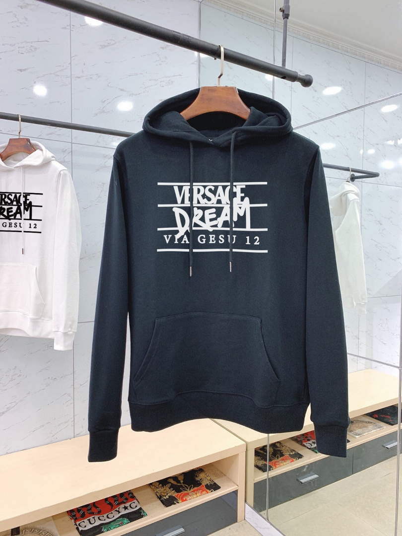 Versace 1006481 Men's Hoodie Medusa Logo Sweatshirt V77566