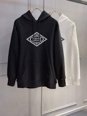 Versace 1006481 Men's Hoodie Medusa Logo Sweatshirt V77568 - M - View 1