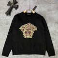 Versace 1007981 Men's Clothing Medusa Logo Sweater V77570 - M - View 1