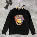Versace 1007981 Men's Clothing Medusa Logo Sweater V77571 - M - View 1