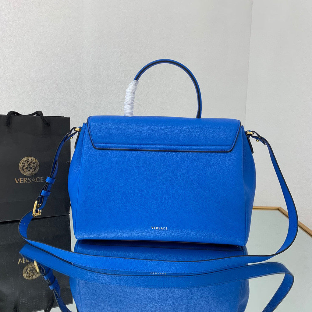 Versace DBFI038 La Medusa Large Handbag 1038 Blue