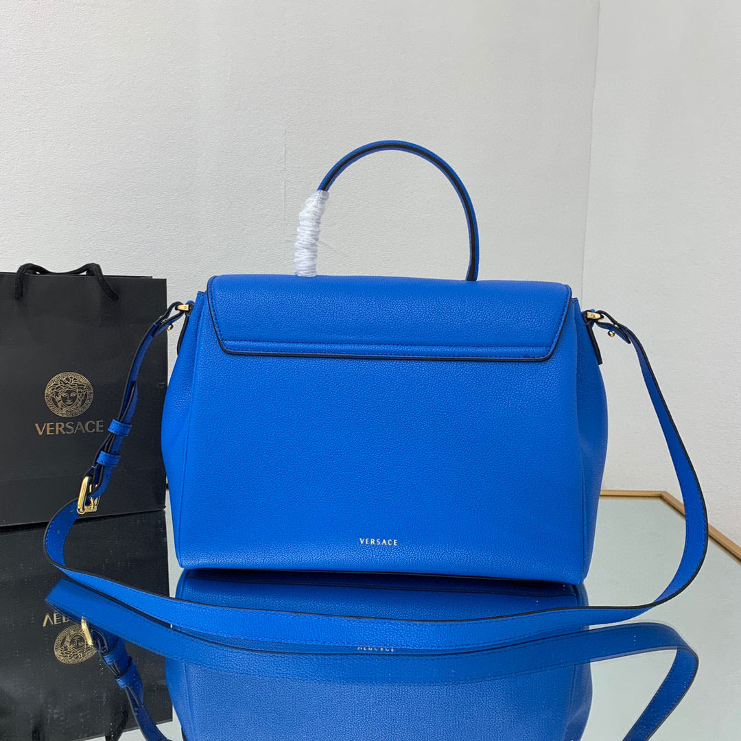 Versace DBFI038 La Medusa Large Handbag 1038 Blue