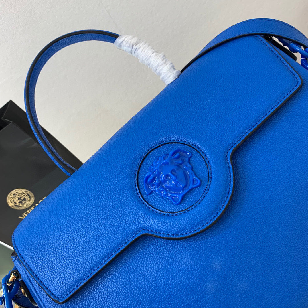 Versace DBFI038 La Medusa Large Handbag 1038 Blue
