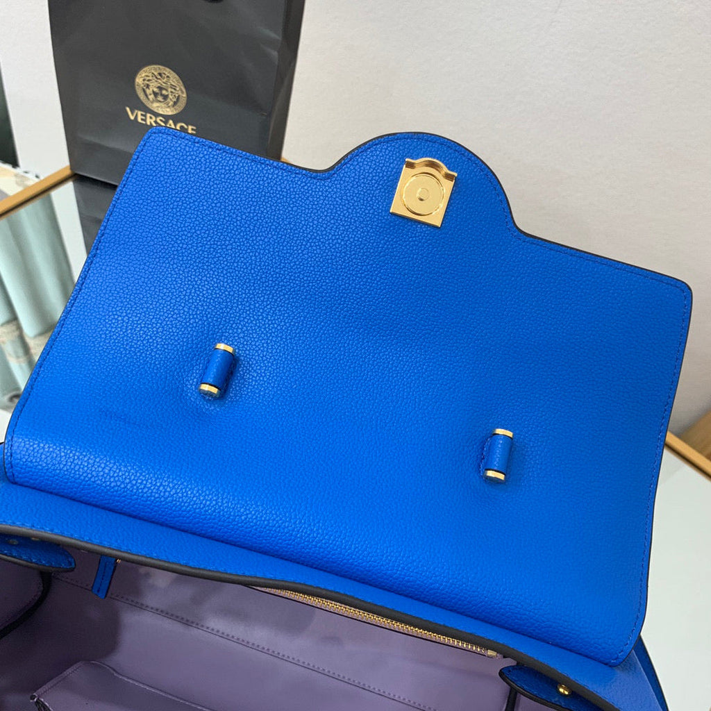 Versace DBFI038 La Medusa Large Handbag 1038 Blue