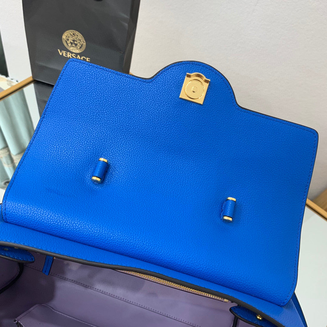 Versace DBFI038 La Medusa Large Handbag 1038 Blue
