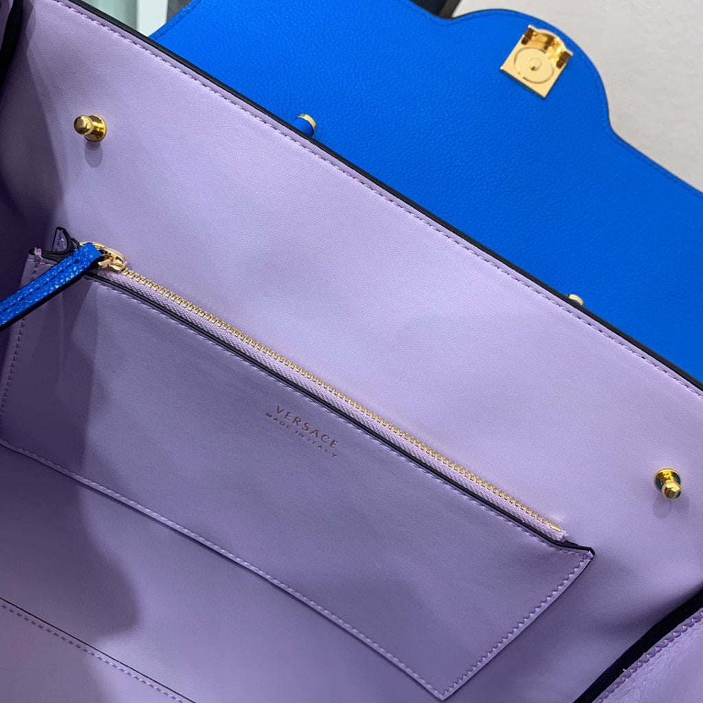 Versace DBFI038 La Medusa Large Handbag 1038 Blue