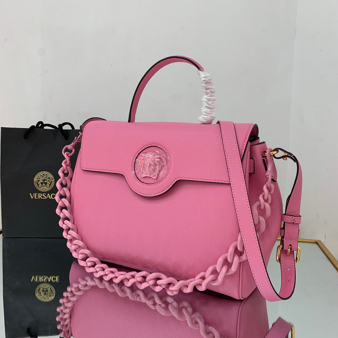 Versace DBFI038 La Medusa Large Handbag 1038 Pink