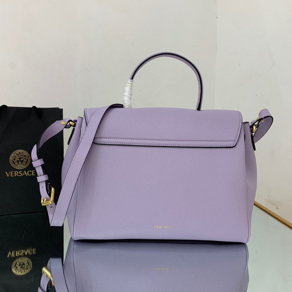 Versace DBFI038 La Medusa Large Handbag 1038 Purple