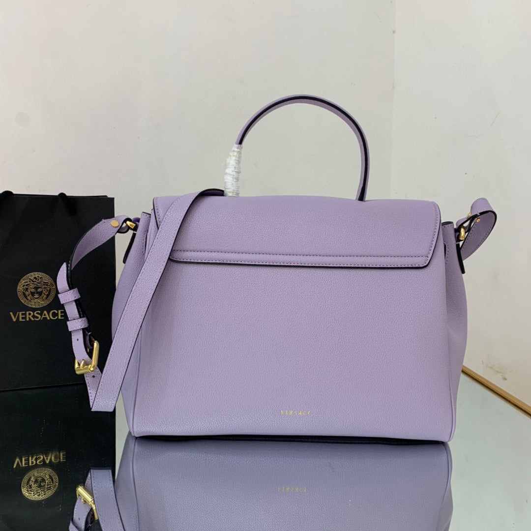 Versace DBFI038 La Medusa Large Handbag 1038 Purple