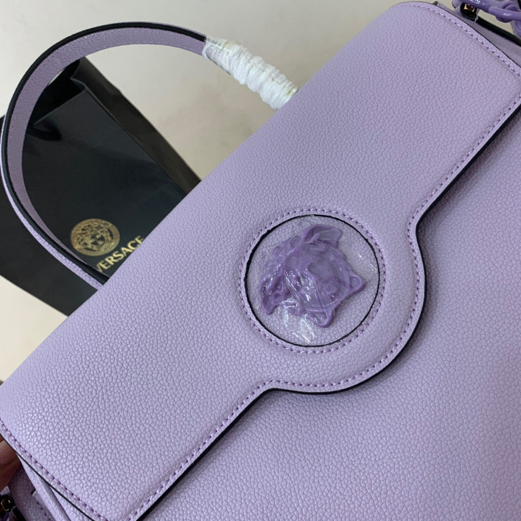 Versace DBFI038 La Medusa Large Handbag 1038 Purple