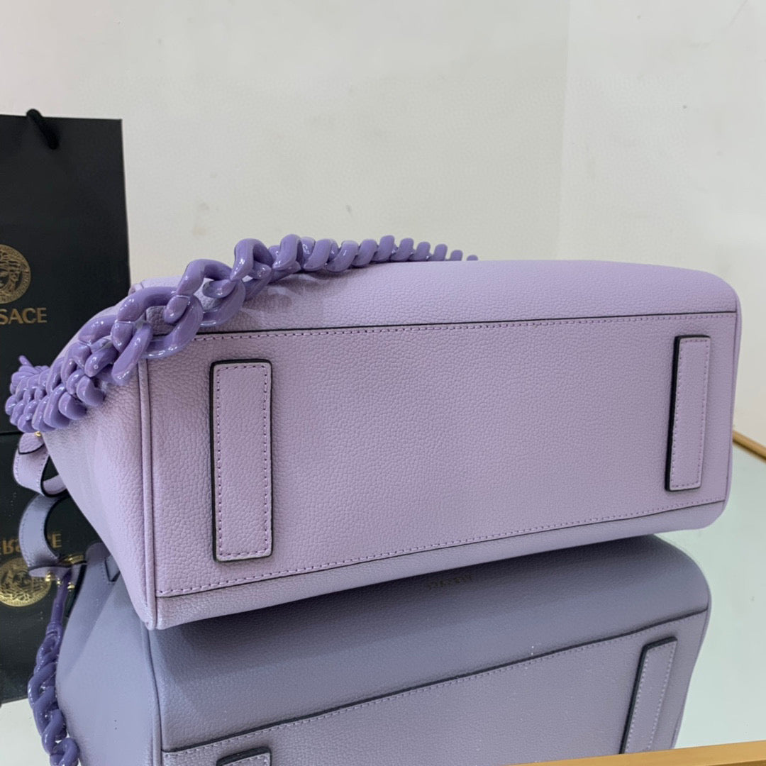 Versace DBFI038 La Medusa Large Handbag 1038 Purple