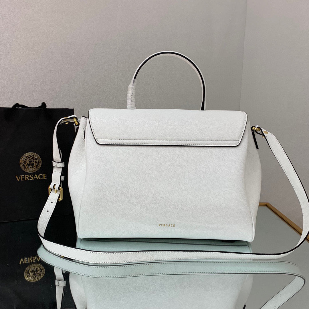 Versace DBFI038 La Medusa Large Handbag 1038 White