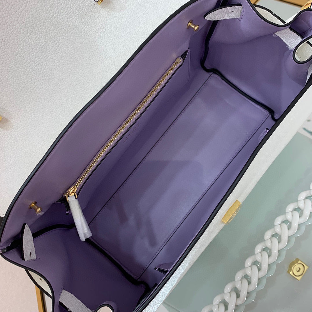 Versace DBFI038 La Medusa Large Handbag 1038 White
