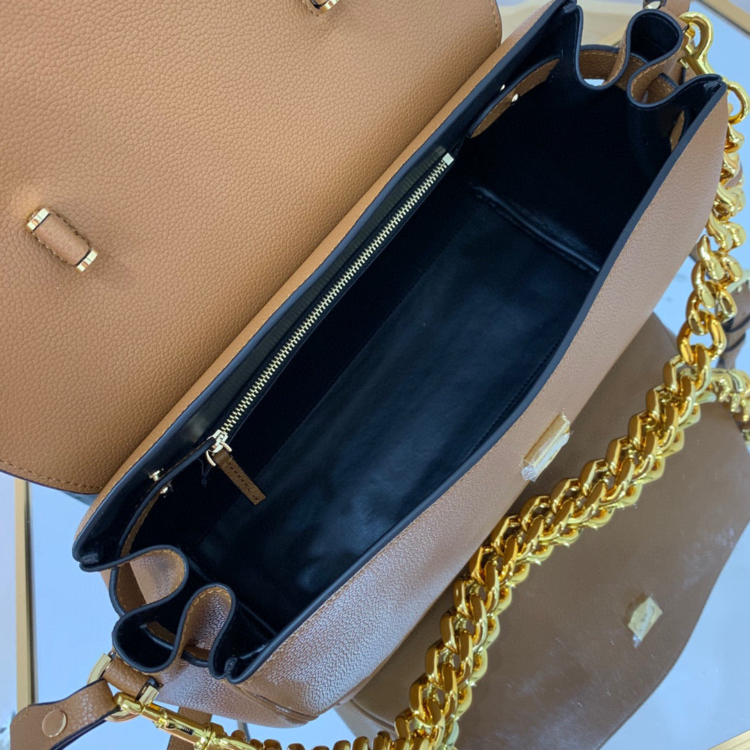 Versace DBFI038 La Medusa Large Handbag 1038 Tan