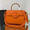 Versace DBFI038 La Medusa Large Handbag 1038 Orange - Default Title - View 1