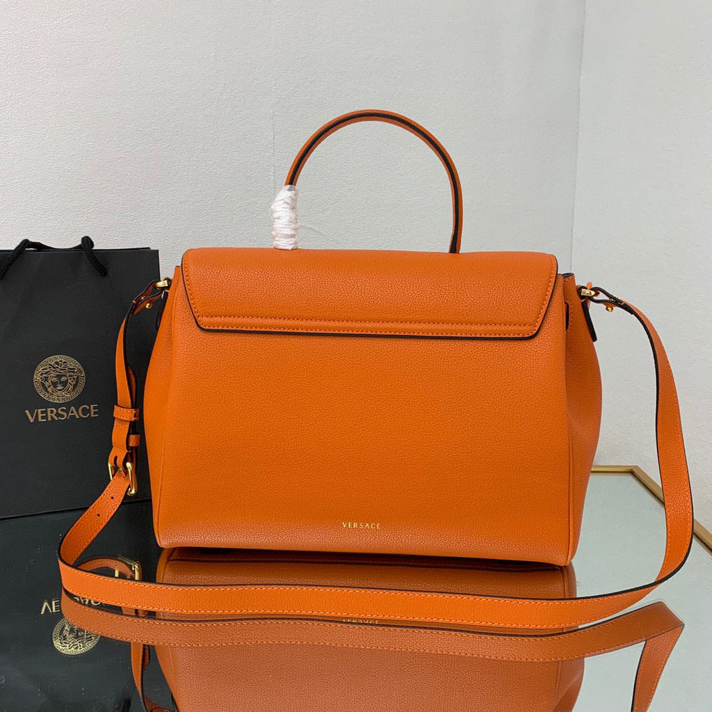 Versace DBFI038 La Medusa Large Handbag 1038 Orange