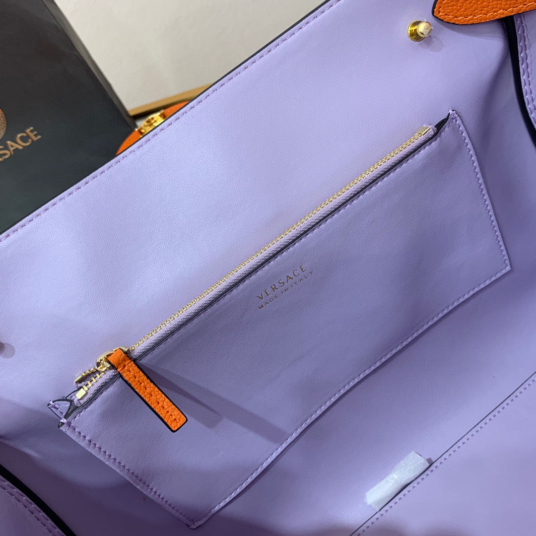 Versace DBFI038 La Medusa Large Handbag 1038 Orange