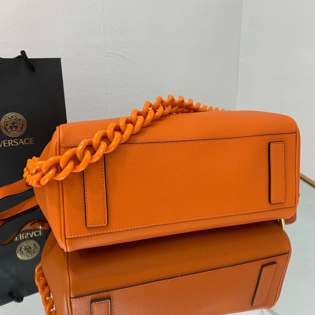 Versace DBFI038 La Medusa Large Handbag 1038 Orange