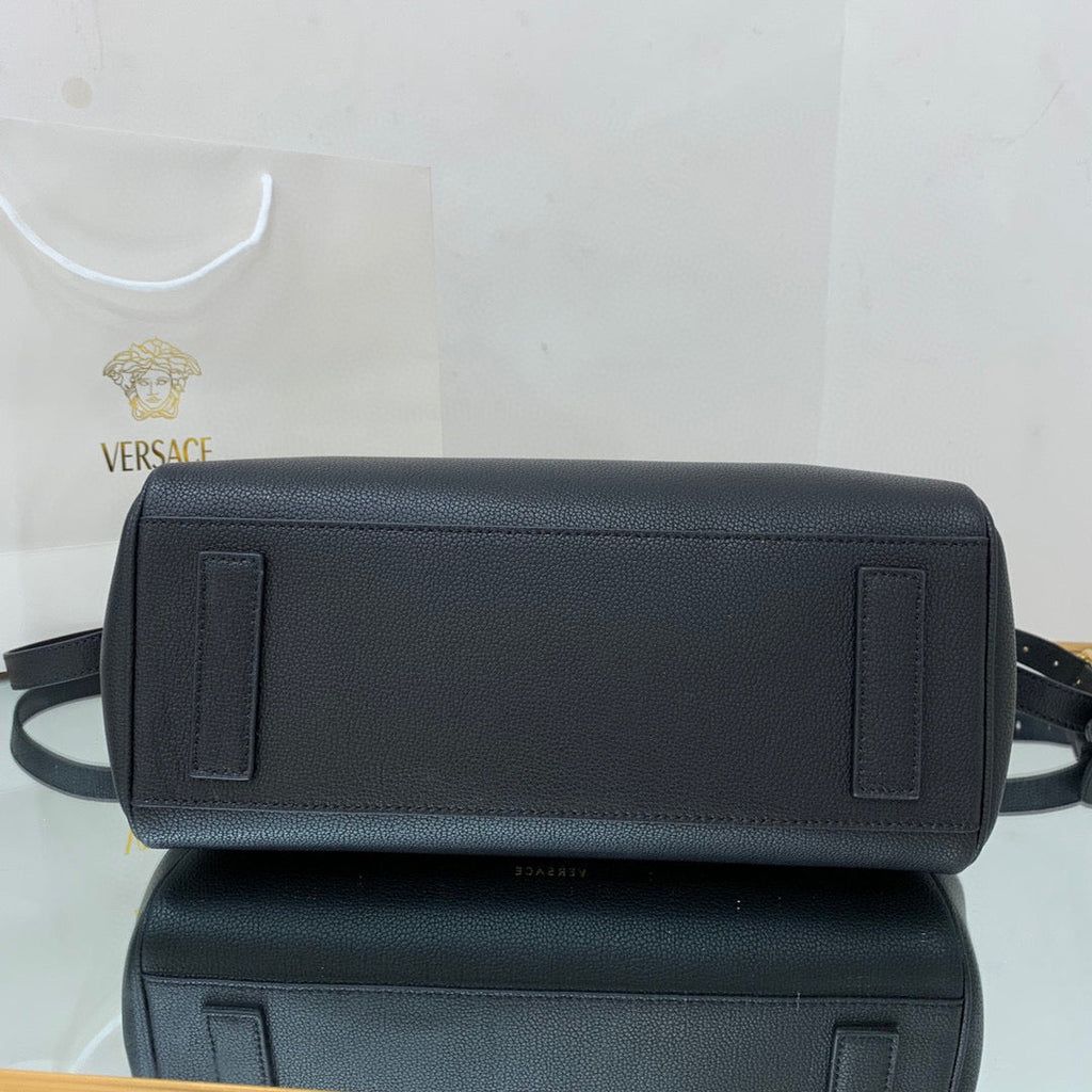 Versace DBFI038 La Medusa Large Handbag 1038 Black Gold