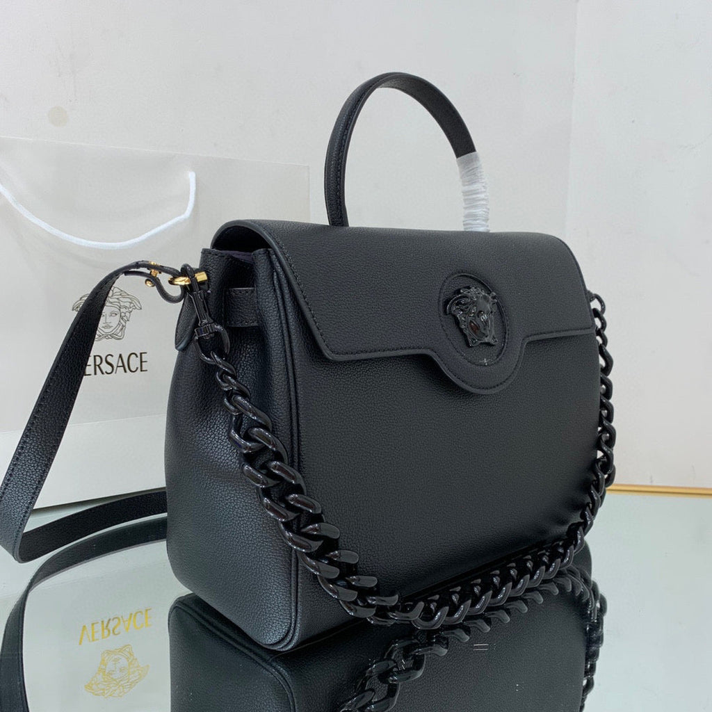 Versace DBFI038 La Medusa Large Handbag 1038 Black