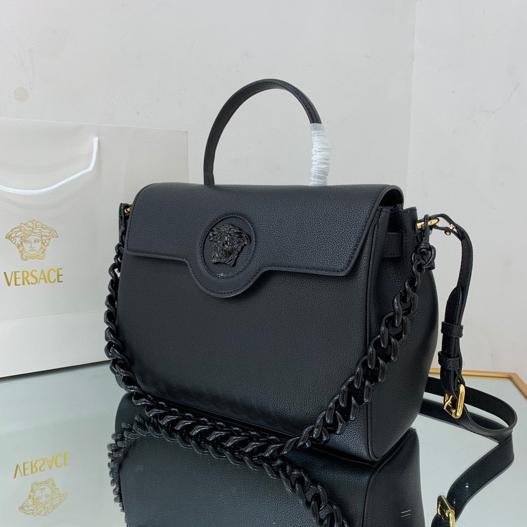 Versace DBFI038 La Medusa Large Handbag 1038 Black
