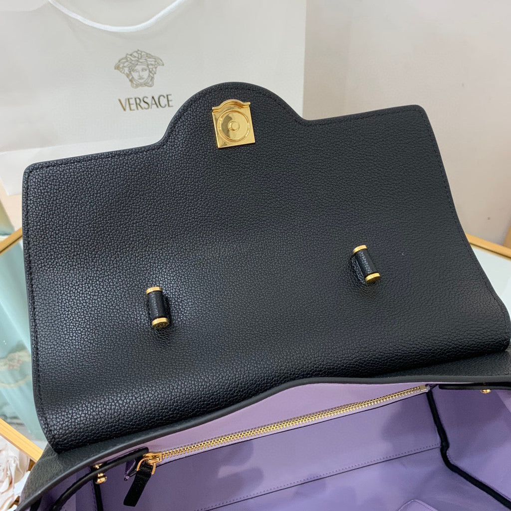Versace DBFI038 La Medusa Large Handbag 1038 Black