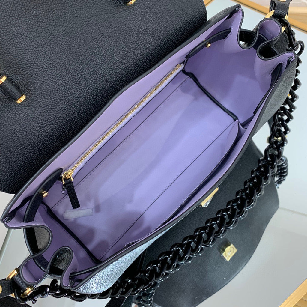 Versace DBFI038 La Medusa Large Handbag 1038 Black